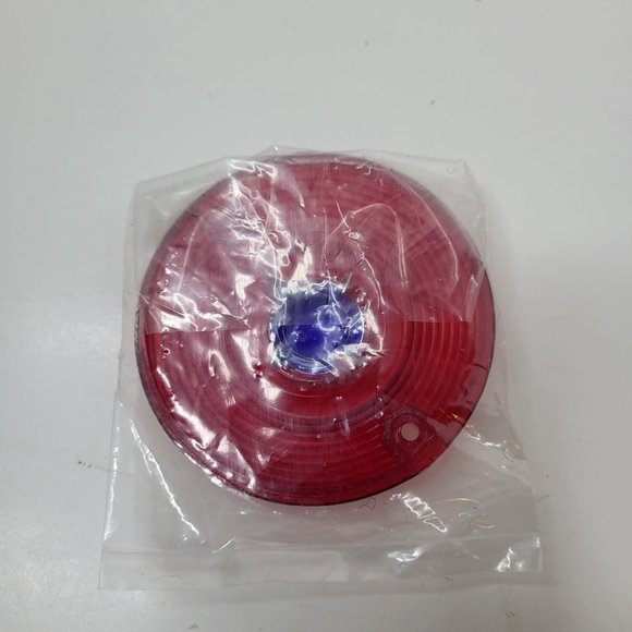 CHRIS PRODUCTS Turn‎ Signal Lens - '63-'85 FL - Red with Blue Dot DHD3RB - Picture 4 of 5
